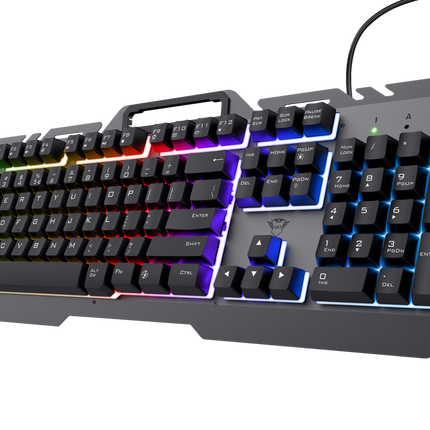 TRUST GXT 853 Esca Metal Gaming Keyboard US 23796